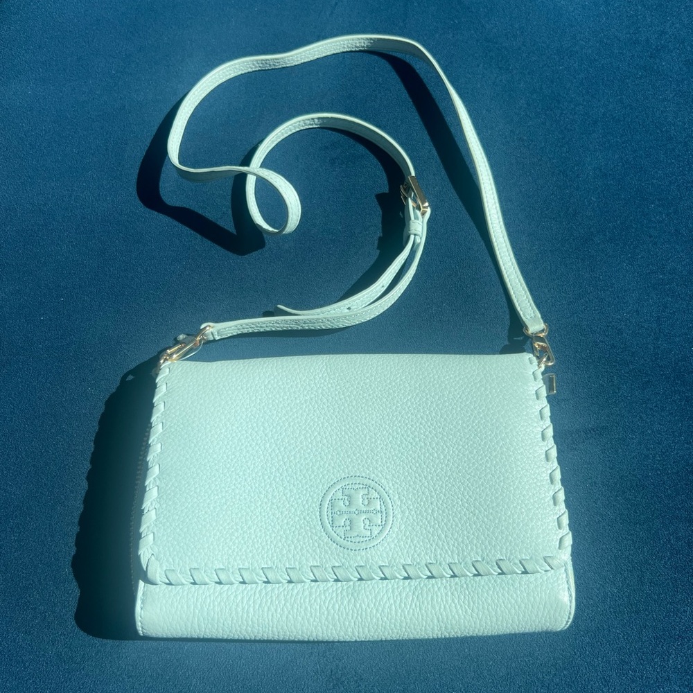 Tory Burch Light Blue Crossbody NWOT